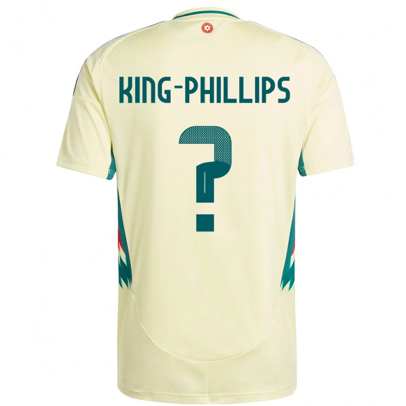 DanxenレディースウェールズZac King-Phillips#0ベージュイエローアウェイシャツ24-26ジャージーユニフォーム