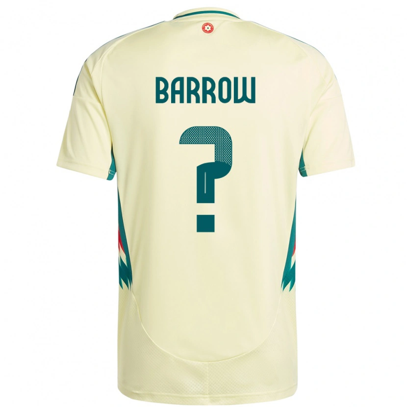 DanxenレディースウェールズHarry Barrow#0ベージュイエローアウェイシャツ24-26ジャージーユニフォーム