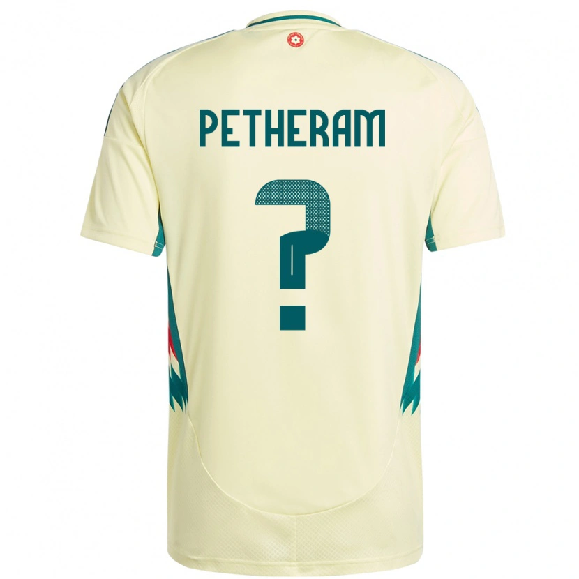 DanxenレディースウェールズJonathan Petheram#0ベージュイエローアウェイシャツ24-26ジャージーユニフォーム