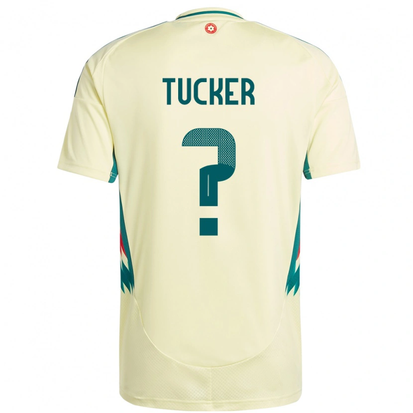 DanxenレディースウェールズAli Tucker#0ベージュイエローアウェイシャツ24-26ジャージーユニフォーム