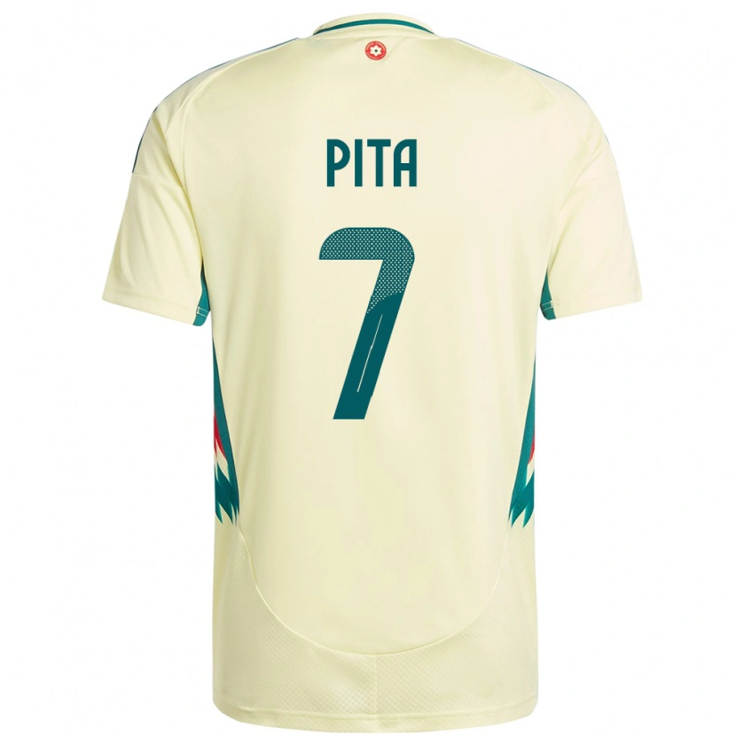 DanxenレディースウェールズShea Pita#7ベージュイエローアウェイシャツ24-26ジャージーユニフォーム