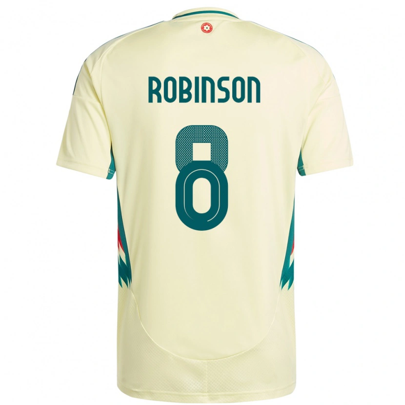 DanxenレディースウェールズMilo Robinson#8ベージュイエローアウェイシャツ24-26ジャージーユニフォーム