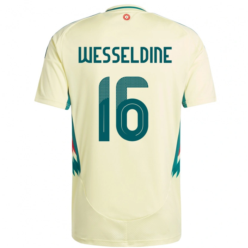 DanxenレディースウェールズCharlie Wesseldine#16ベージュイエローアウェイシャツ24-26ジャージーユニフォーム