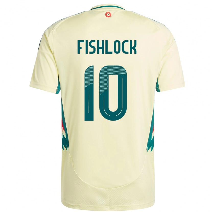 Danxenレディースウェールズジェス・フィッシュロック#10ベージュイエローアウェイシャツ24-26ジャージーユニフォーム