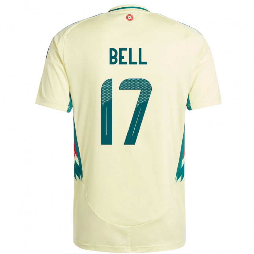 DanxenレディースウェールズZac Bell#17ベージュイエローアウェイシャツ24-26ジャージーユニフォーム