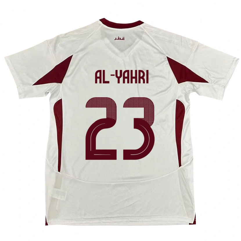 DanxenレディースカタールNawaf Al-Yahri#23ホワイトアウェイシャツ24-26ジャージーユニフォーム