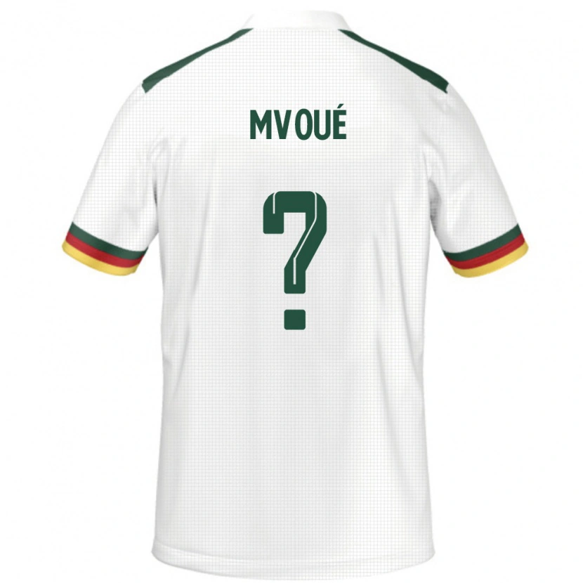 DanxenレディースカメルーンSteve Mvoué#0ホワイトアウェイシャツ24-26ジャージーユニフォーム