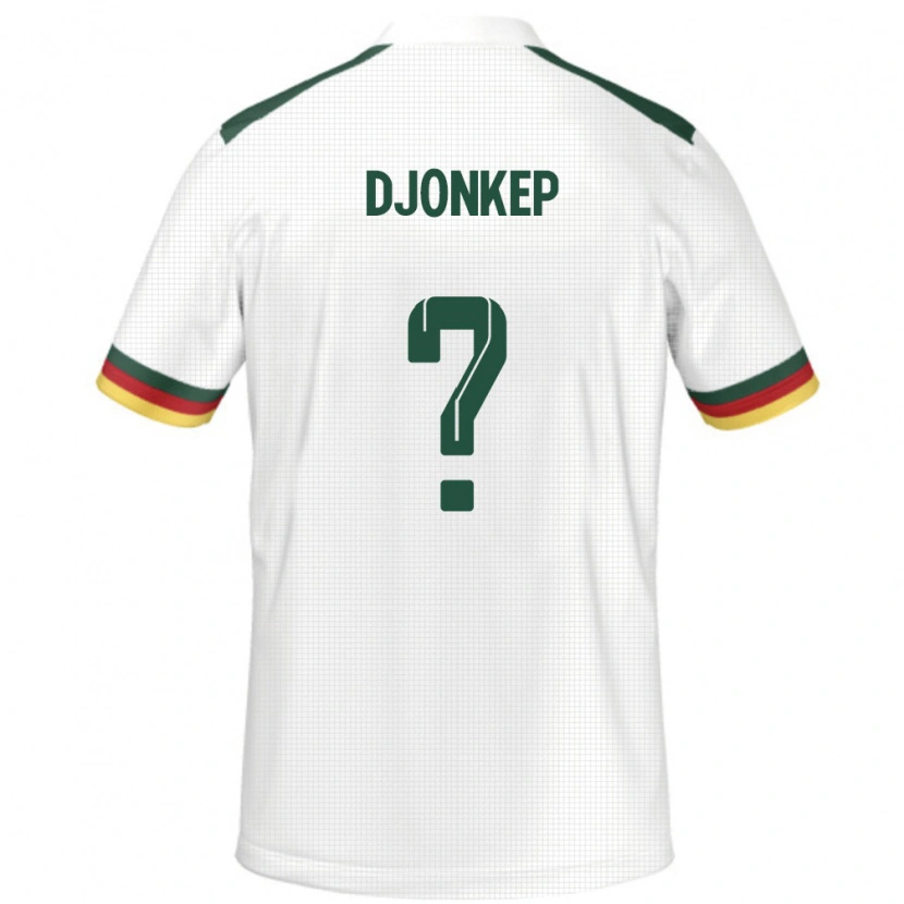 DanxenレディースカメルーンHarisson Djonkep#0ホワイトアウェイシャツ24-26ジャージーユニフォーム
