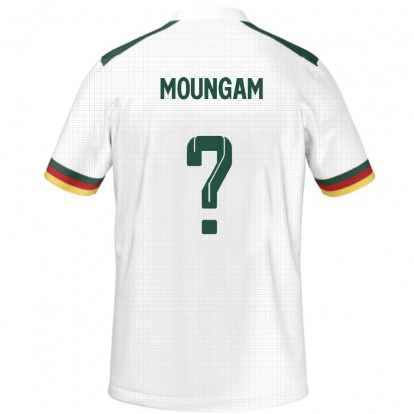 DanxenレディースカメルーンEmmanuel Moungam#0ホワイトアウェイシャツ24-26ジャージーユニフォーム