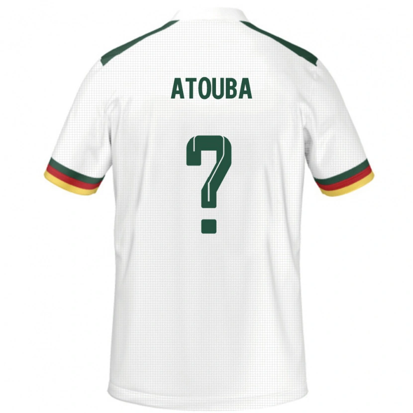DanxenレディースカメルーンJordan Atouba#0ホワイトアウェイシャツ24-26ジャージーユニフォーム