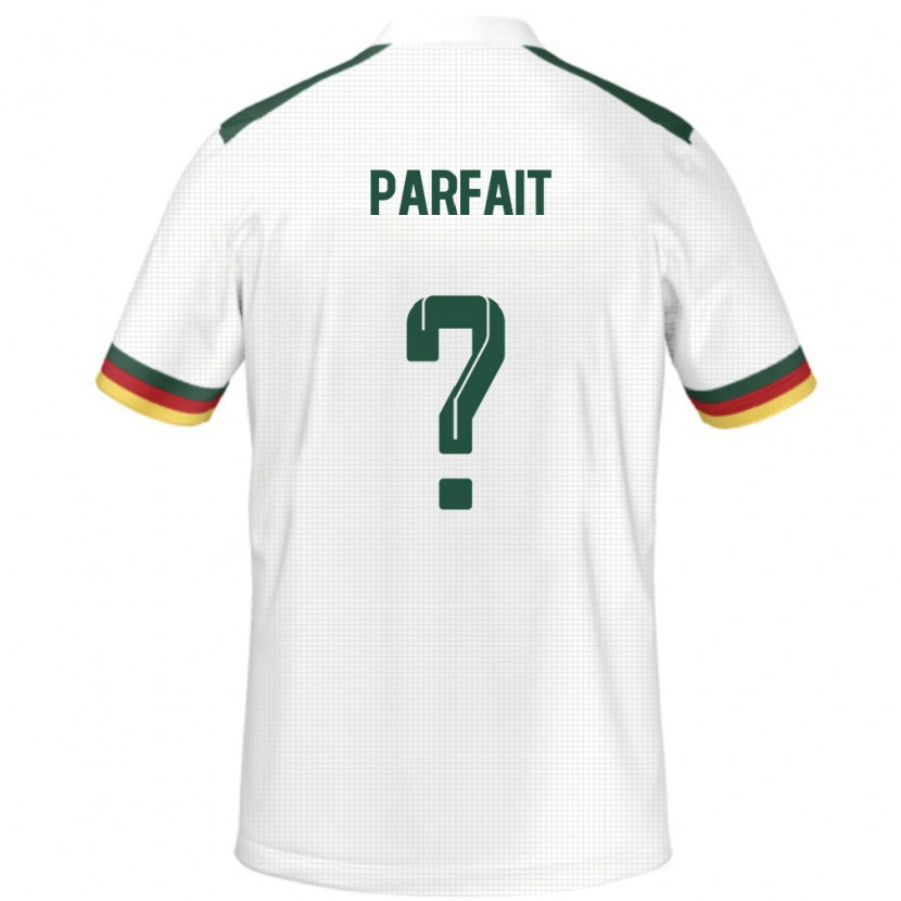 DanxenレディースカメルーンKegni Parfait#0ホワイトアウェイシャツ24-26ジャージーユニフォーム