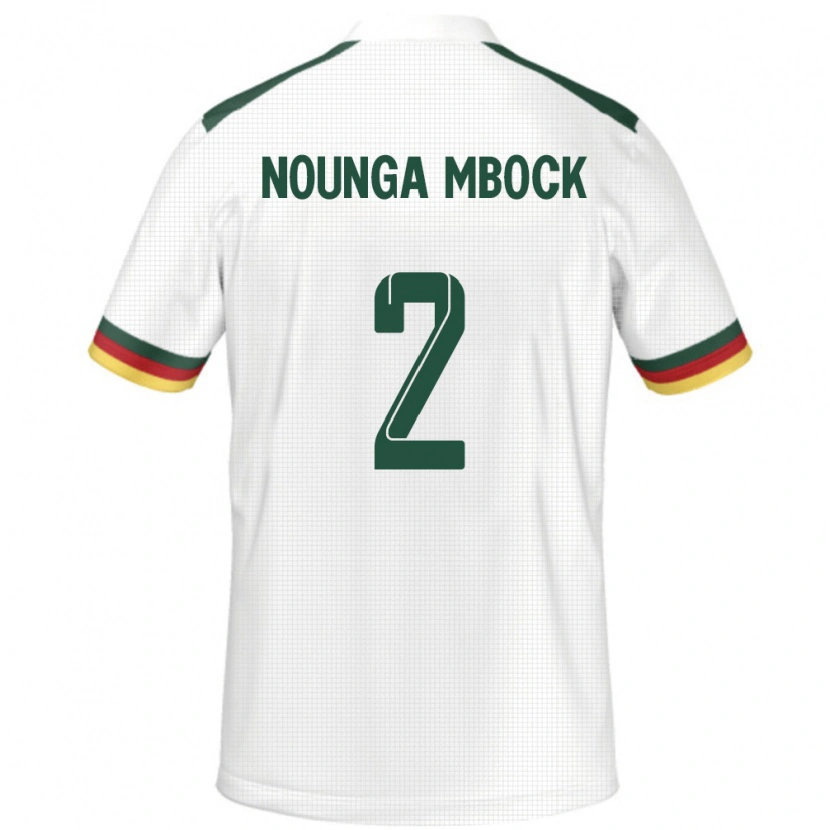DanxenレディースカメルーンEiffrel Hernandez Nounga Mbock#2ホワイトアウェイシャツ24-26ジャージーユニフォーム