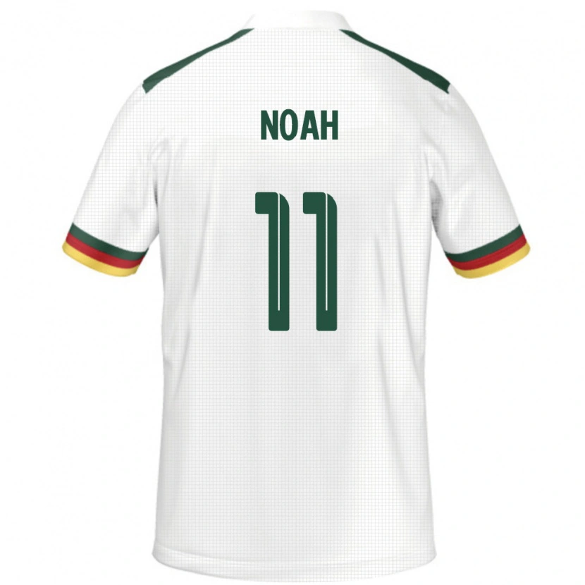 DanxenレディースカメルーンYanick Noah#11ホワイトアウェイシャツ24-26ジャージーユニフォーム
