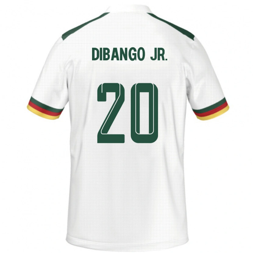 DanxenレディースカメルーンYvan Dibango#20ホワイトアウェイシャツ24-26ジャージーユニフォーム