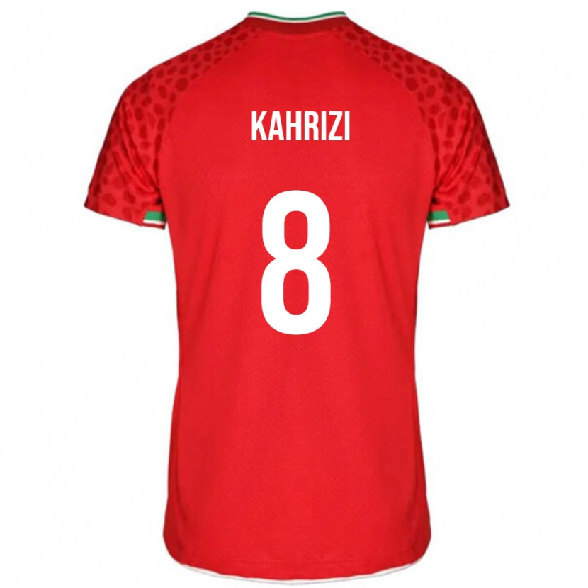 DanxenレディースイランAbbas Kahrizi#8レッドアウェイシャツ24-26ジャージーユニフォーム