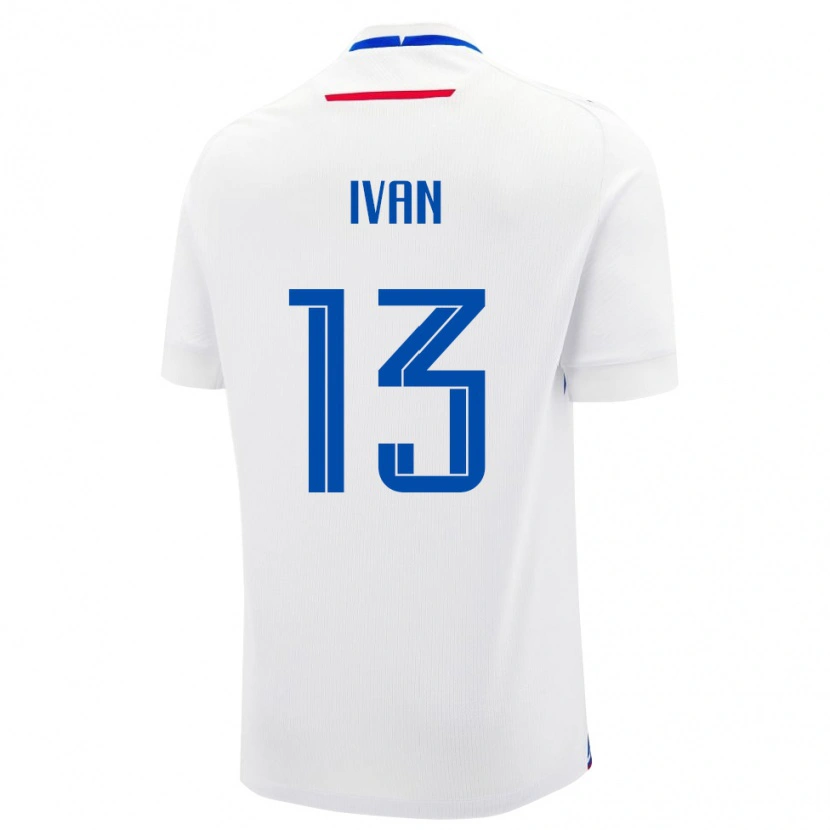 DanxenレディーススロバキアMatus Ivan#13ホワイトアウェイシャツ24-26ジャージーユニフォーム