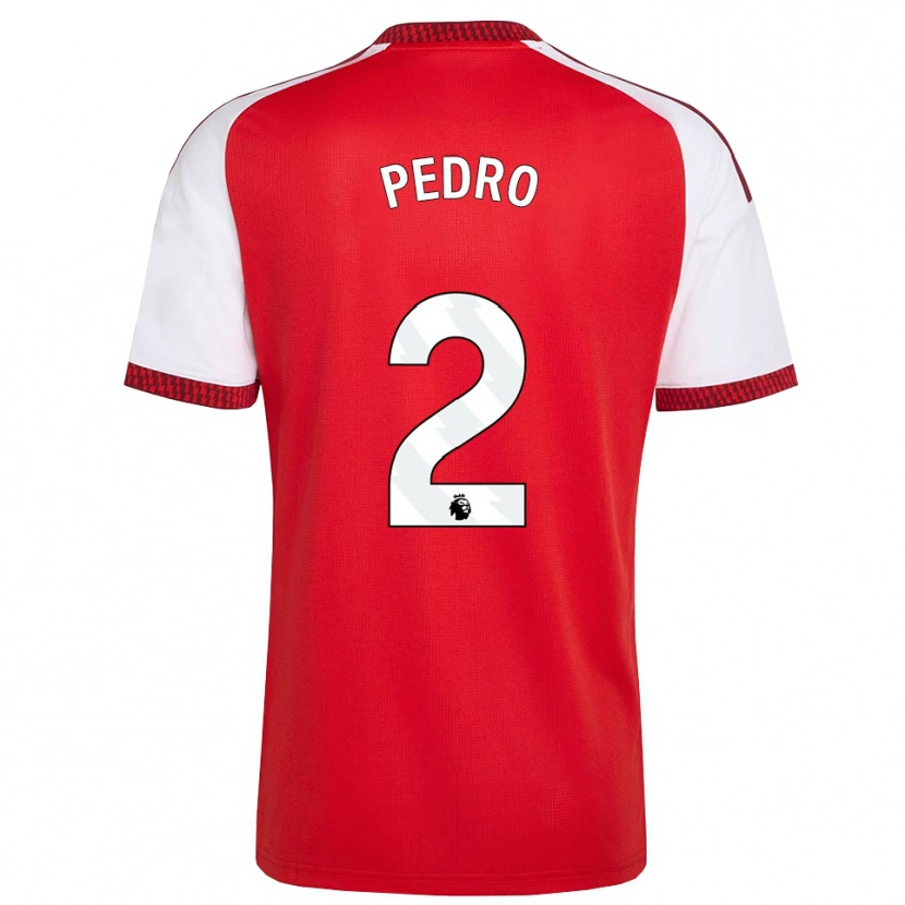 DanxenレディースAngelinou Pedro#2レッド ホワイトブラックホームシャツ2026/27ジャージーユニフォーム
