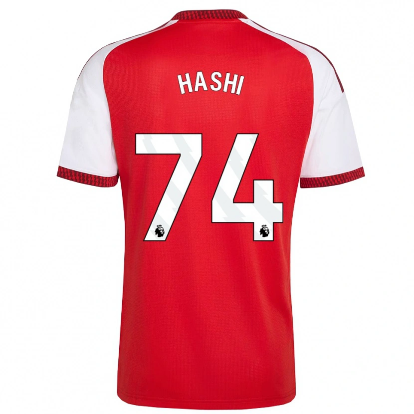 DanxenレディースMaalik Hashi#74レッド ホワイトブラックホームシャツ2026/27ジャージーユニフォーム