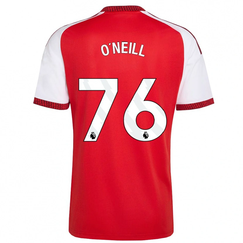 DanxenレディースCeadach O'neill#76レッド ホワイトブラックホームシャツ2026/27ジャージーユニフォーム