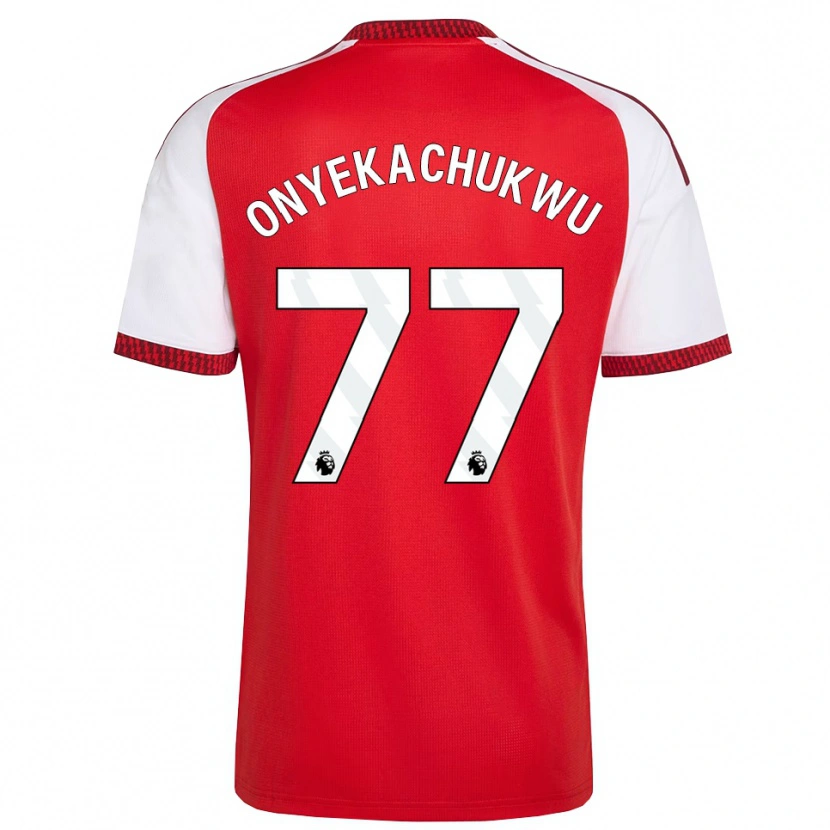 DanxenレディースSamuel Onyekachukwu#77レッド ホワイトブラックホームシャツ2026/27ジャージーユニフォーム