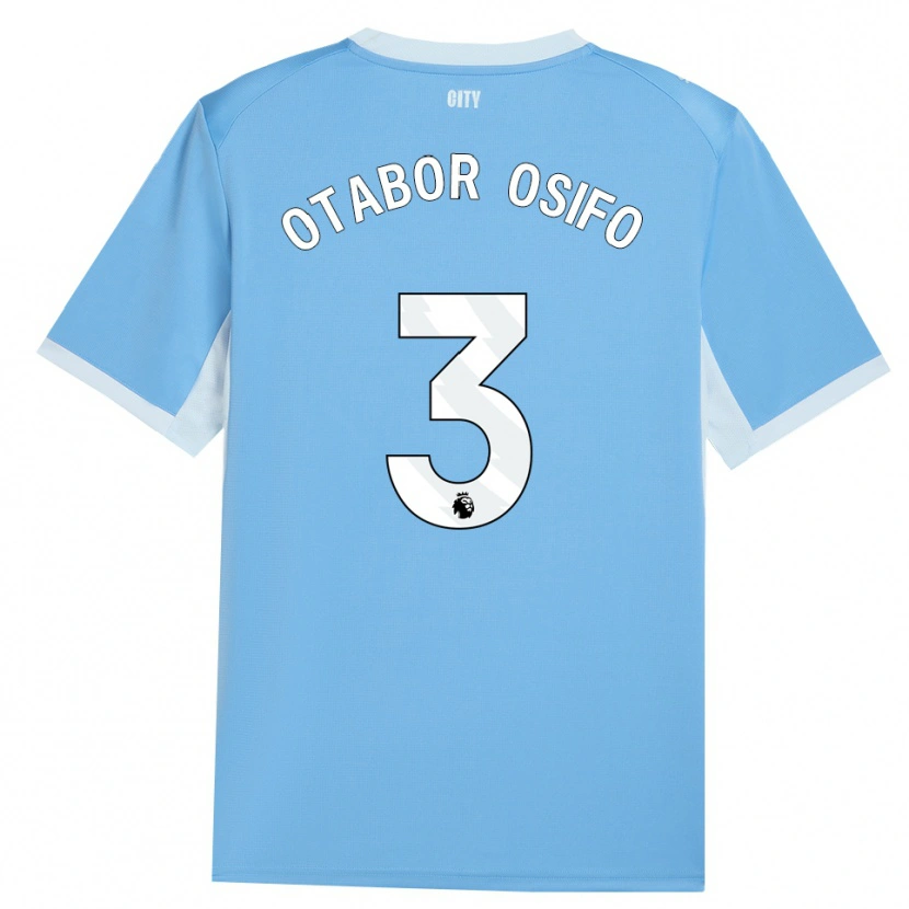 DanxenレディースPrince Otabor Osifo#3ライトスカイブルー ホワイトホームシャツ2026/27ジャージーユニフォーム