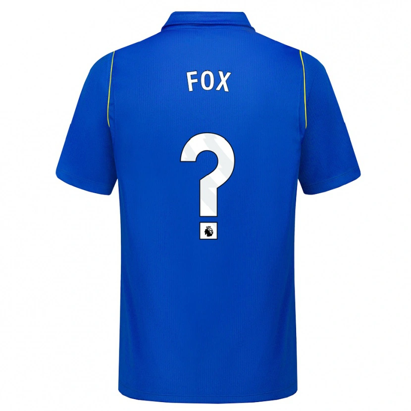Danxenレディースジョージャ・フォックス#0ブルー イエローホームシャツ2026/27ジャージーユニフォーム