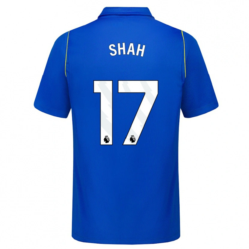 DanxenレディースBilal Shah-Berkouz#17ブルー イエローホームシャツ2026/27ジャージーユニフォーム
