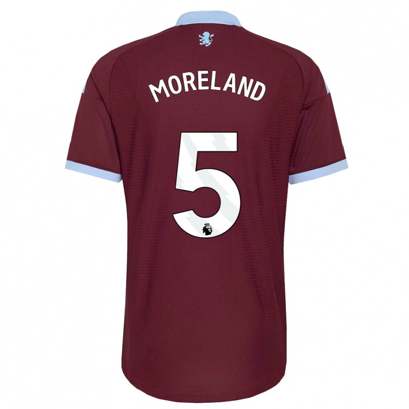 DanxenレディースCalum Moreland#5コーンフラワーブルー バーガンディホームシャツ2026/27ジャージーユニフォーム