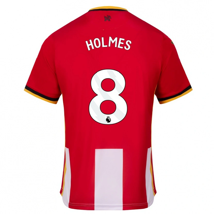 DanxenレディースMollie Holmes#8イエロー ブラック レッドホームシャツ2026/27ジャージーユニフォーム