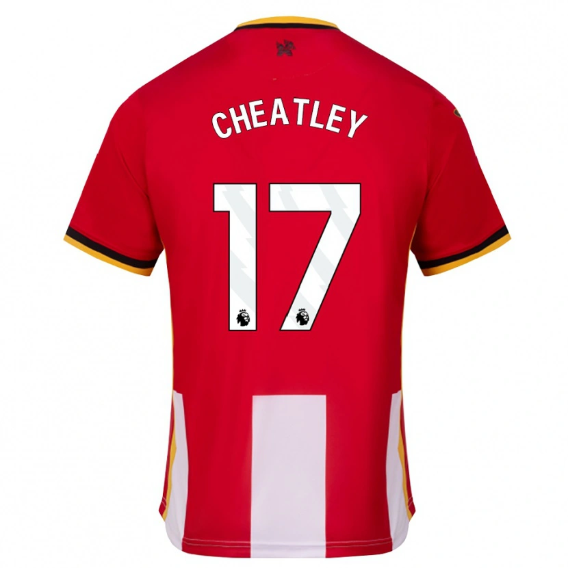DanxenレディースAshley Cheatley#17イエロー ブラック レッドホームシャツ2026/27ジャージーユニフォーム