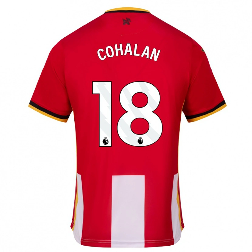 DanxenレディースChris Cohalan#18イエロー ブラック レッドホームシャツ2026/27ジャージーユニフォーム