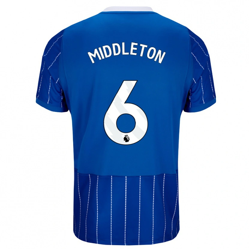 DanxenレディースJesse Middleton#6ミディアムブルー ホワイトホームシャツ2026/27ジャージーユニフォーム