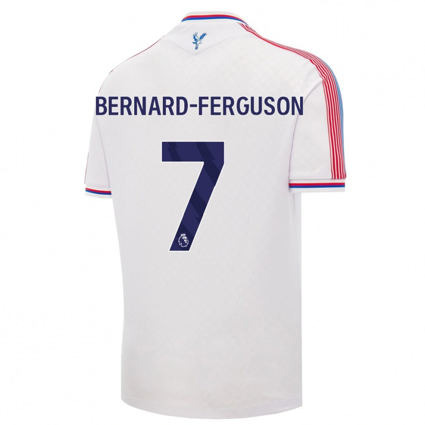 DanxenレディースMakai Bernard-Ferguson#7ホワイト レッド ブルーホームシャツ2026/27ジャージーユニフォーム
