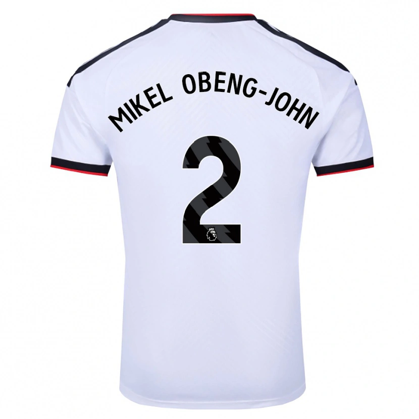 DanxenレディースJoe Mikel Obeng-John#2ホワイト ブラックレッドホームシャツ2026/27ジャージーユニフォーム