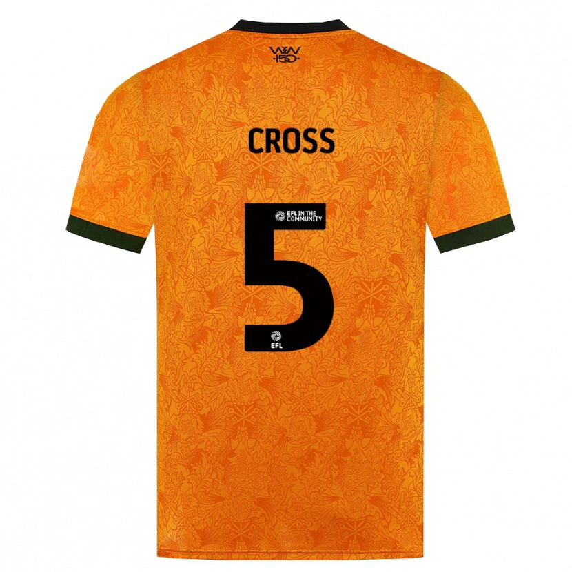 DanxenレディースEmma Cross#5オレンジ ブラックホームシャツ2026/27ジャージーユニフォーム