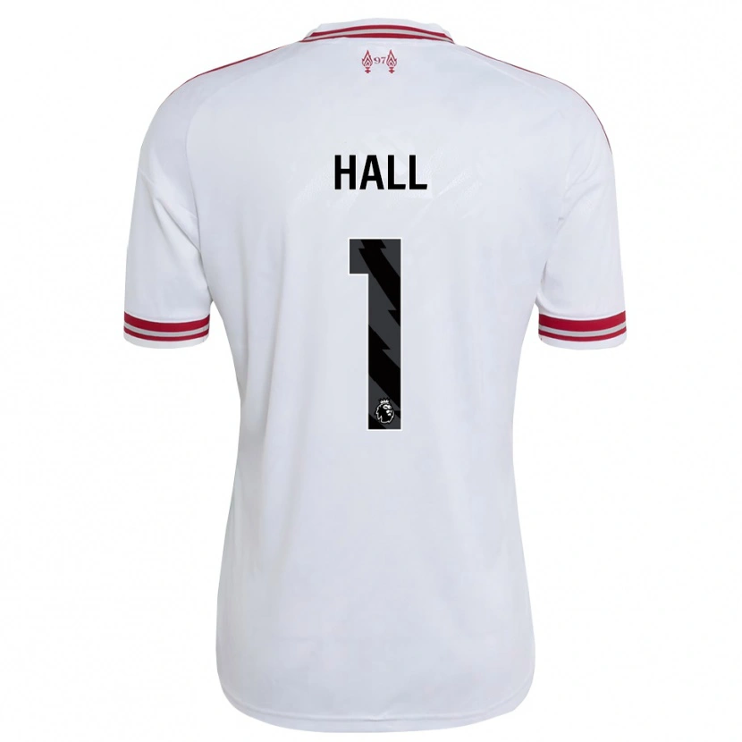 DanxenレディースBailey Hall#1レッド ホワイトアウェイシャツ2026/27ジャージーユニフォーム