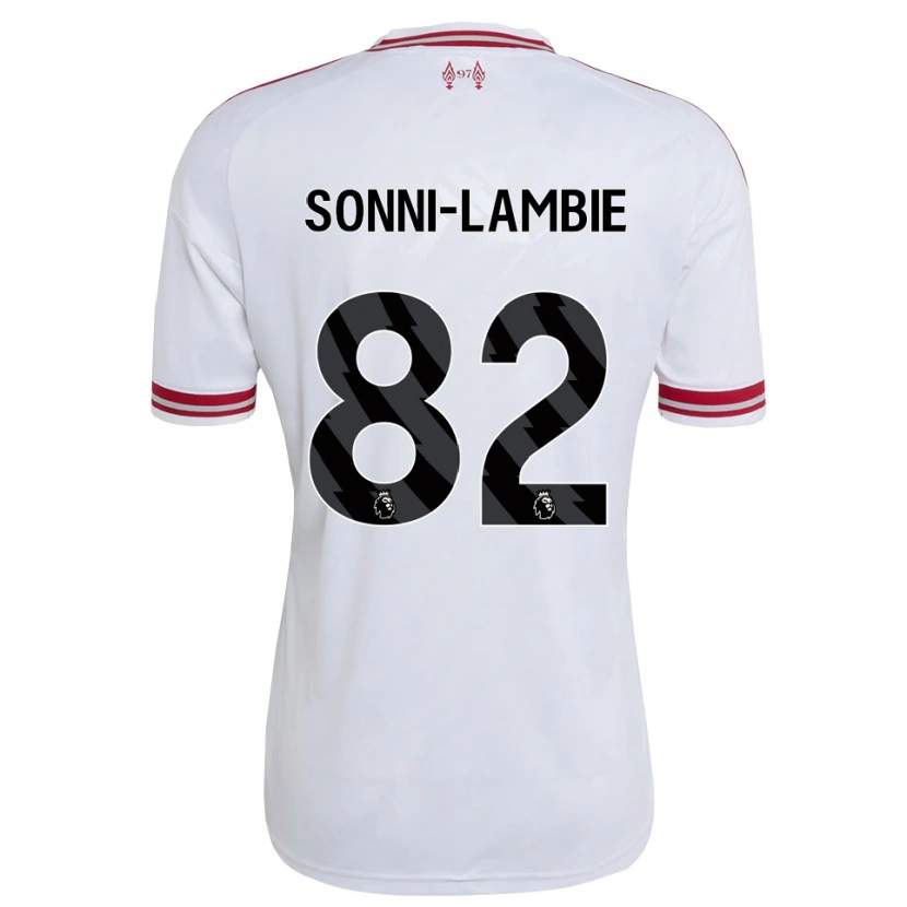Danxenレディースジョシュ・スンニ・ランビー#82レッド ホワイトアウェイシャツ2026/27ジャージーユニフォーム