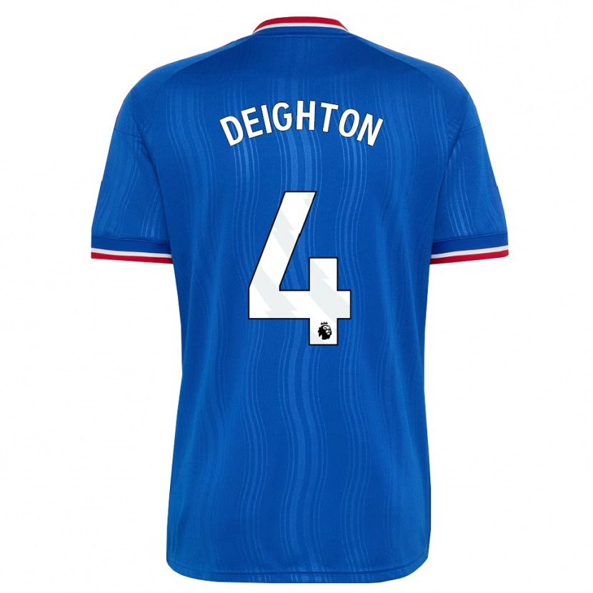 DanxenレディースJoe Deighton#4ブルー ホワイトレッドアウェイシャツ2026/27ジャージーユニフォーム
