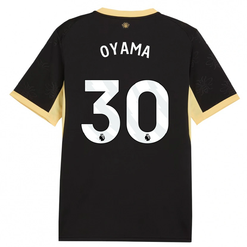 Danxenレディース大山愛笑#30ブラック イエローアウェイシャツ2026/27ジャージーユニフォーム