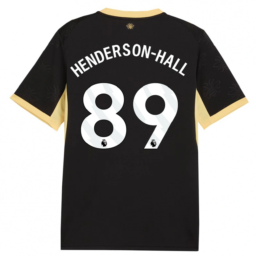 DanxenレディースMatty Henderson-Hall#89ブラック イエローアウェイシャツ2026/27ジャージーユニフォーム