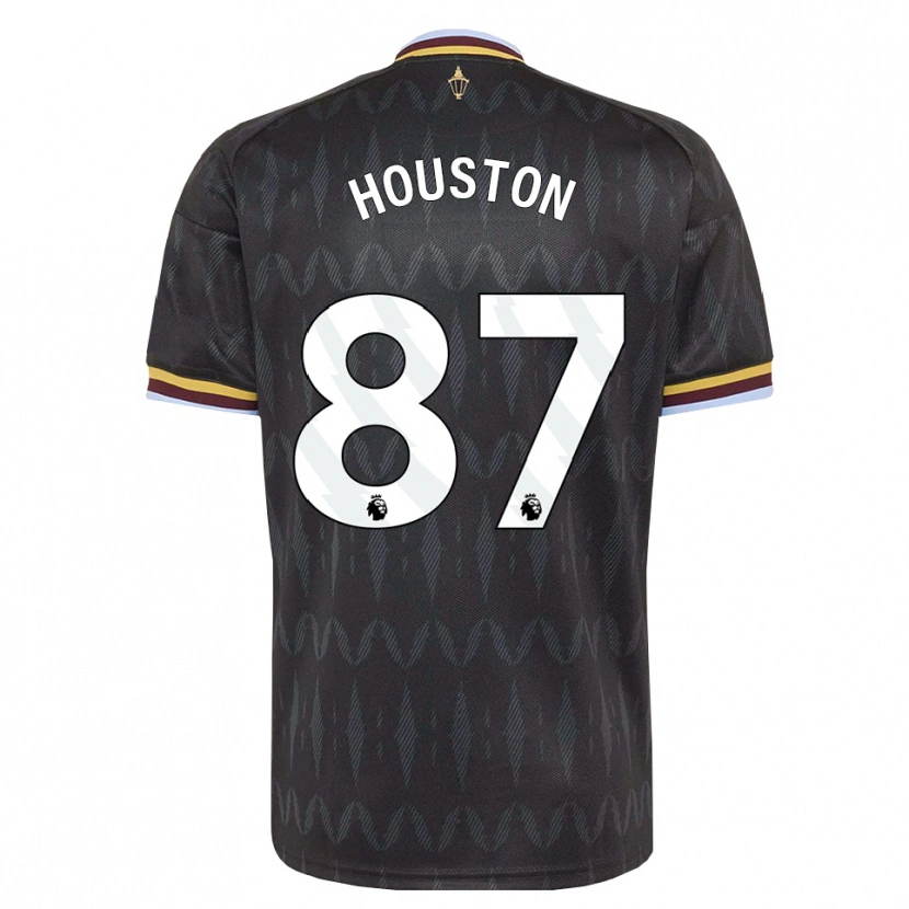 DanxenレディースTheo Houston#87コーンフラワーブルー ブラック イエローアウェイシャツ2026/27ジャージーユニフォーム