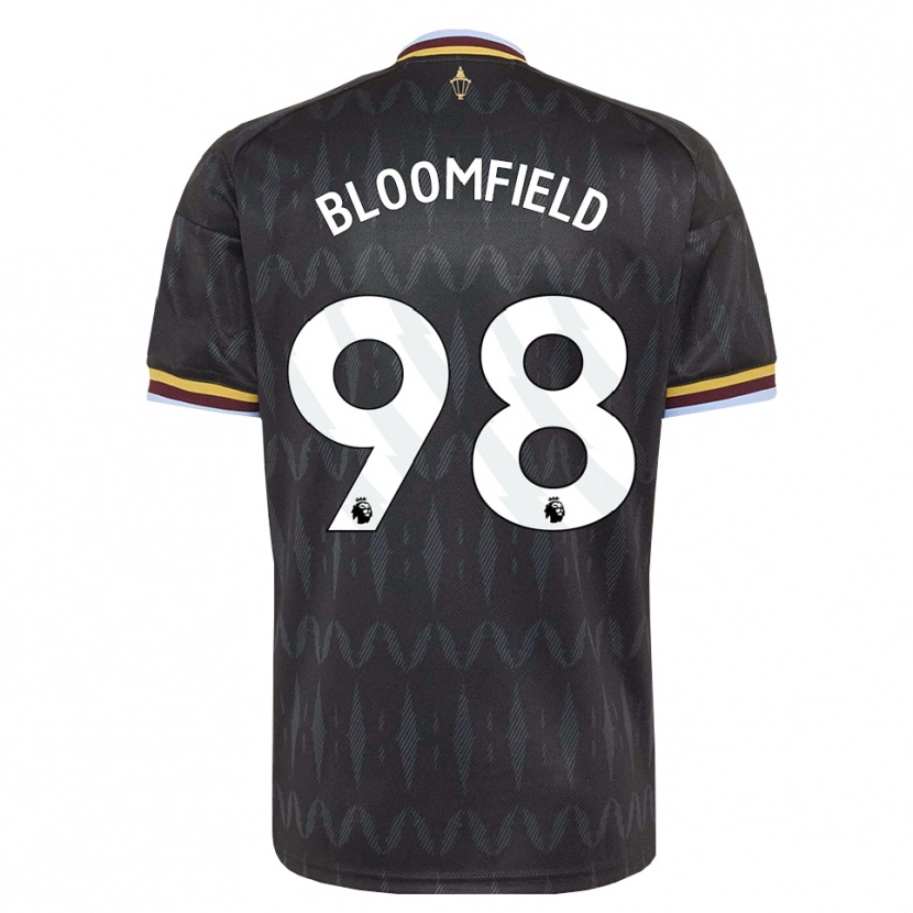 DanxenレディースTeddie Bloomfield#98コーンフラワーブルー ブラック イエローアウェイシャツ2026/27ジャージーユニフォーム