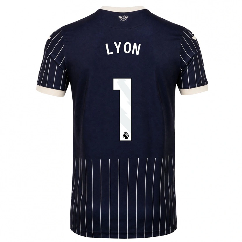 DanxenレディースFelix Lyon#1ブラック ホワイトアウェイシャツ2026/27ジャージーユニフォーム