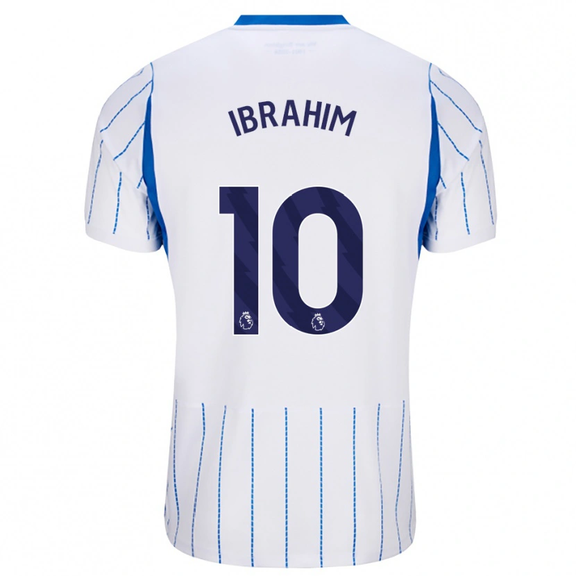 Danxenレディースユネス・イブラヒム#10ドジャーブルー ホワイトアウェイシャツ2026/27ジャージーユニフォーム