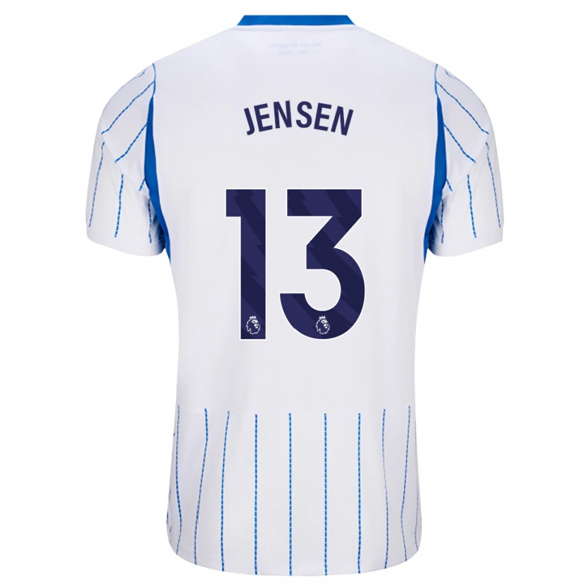 Danxenレディースセバスチャンジェンセン#13ドジャーブルー ホワイトアウェイシャツ2026/27ジャージーユニフォーム