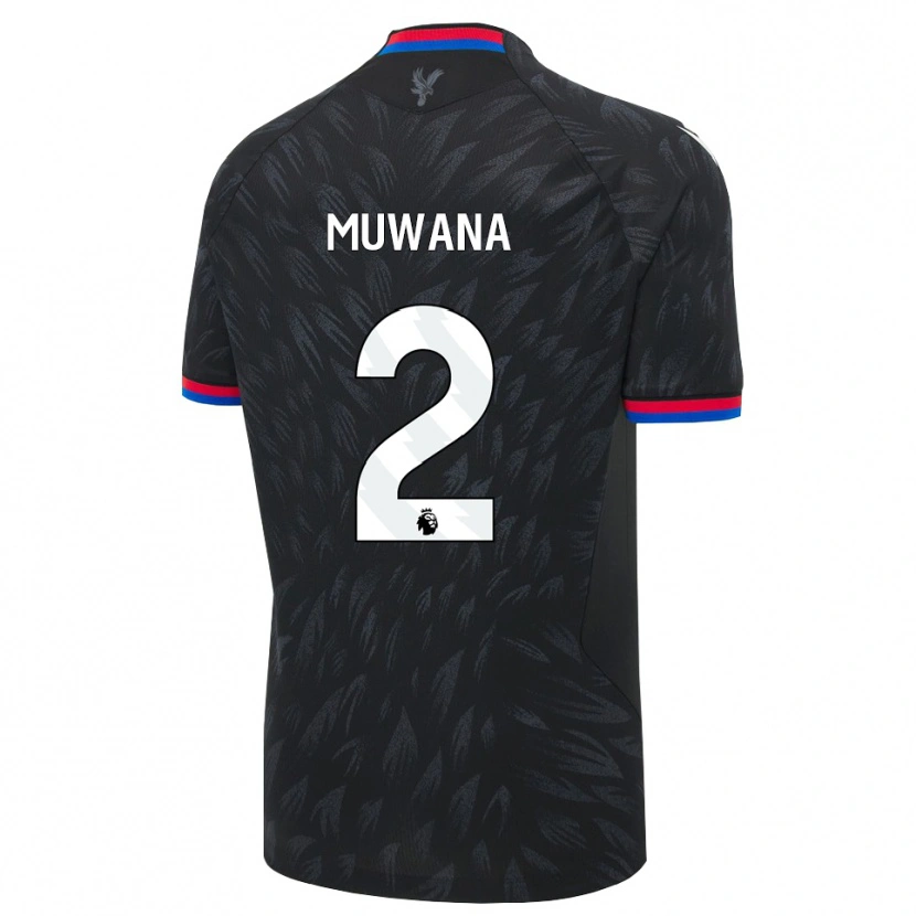 DanxenレディースJoshua Muwana#2ブラック ブルー レッドアウェイシャツ2026/27ジャージーユニフォーム