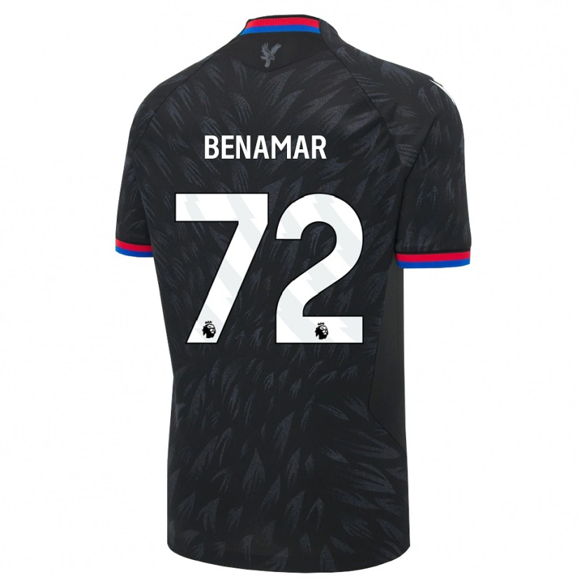 Danxenレディースディーン・ベナマル#72ブラック ブルー レッドアウェイシャツ2026/27ジャージーユニフォーム