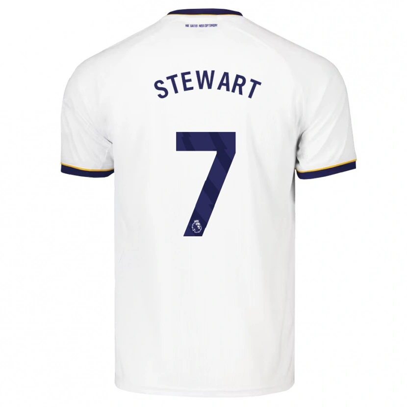 DanxenレディースCharlie Stewart#7ミッドナイトブルー ホワイト イエローアウェイシャツ2026/27ジャージーユニフォーム