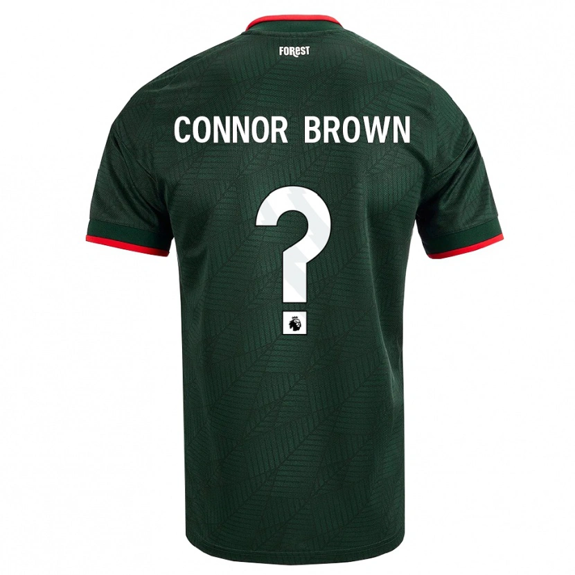 Danxenレディースコナー・ブラウン#0ダークグリーン レッドアウェイシャツ2026/27ジャージーユニフォーム