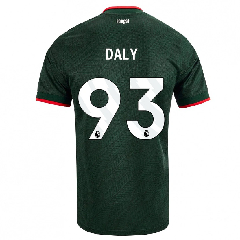 Danxenレディースコーマック・デイリー#93ダークグリーン レッドアウェイシャツ2026/27ジャージーユニフォーム